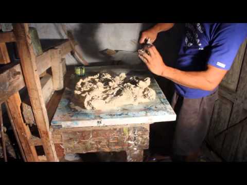 Ship in Bottle factory Tigaon Handicraft, Philippines